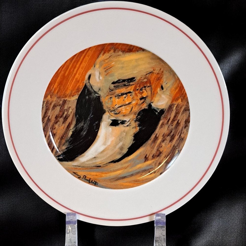 GUY BUFFET 'The Making of a Perfect MARTINI" ESHENBACH GERMANY PLATE #3
